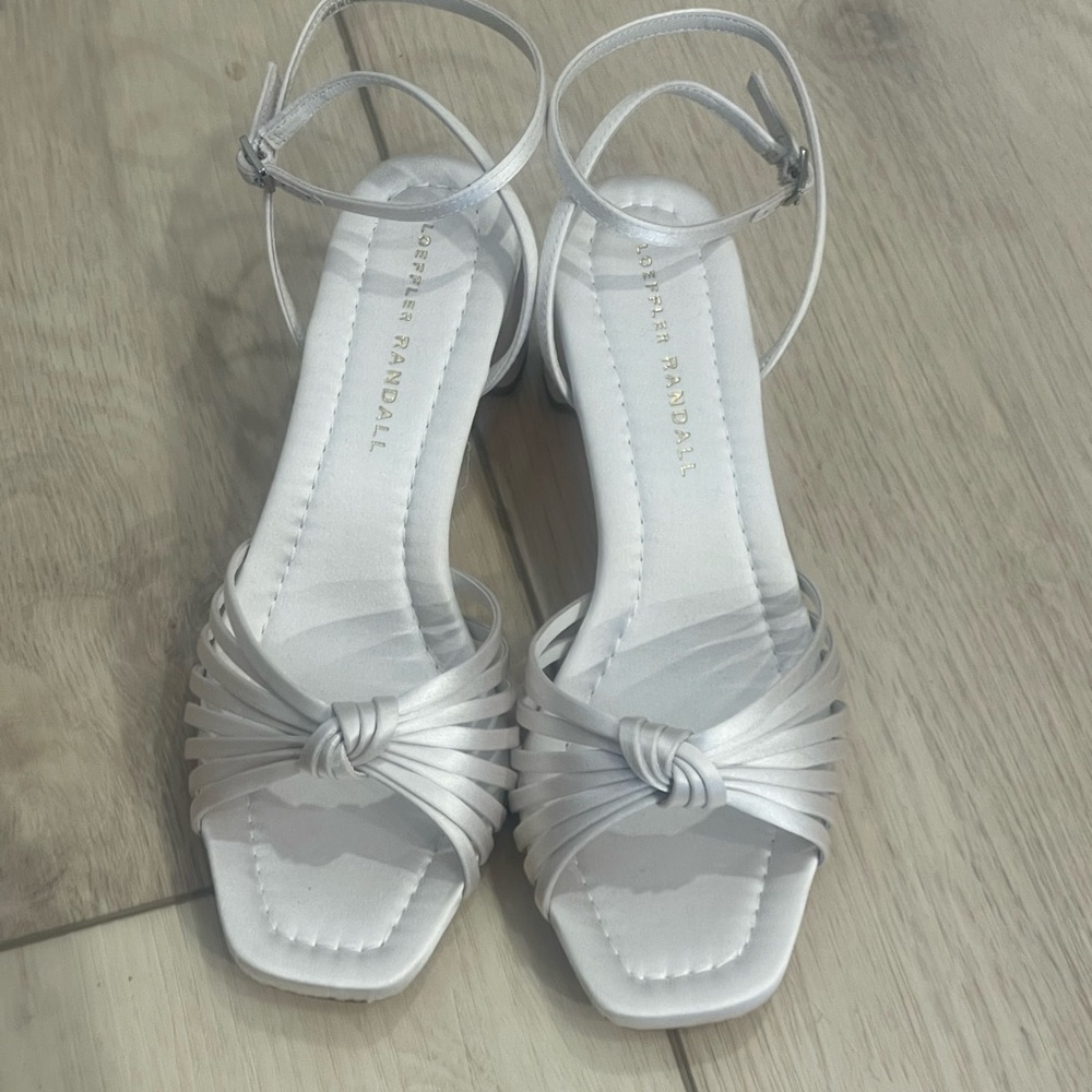 Brand new LOEFFLER RANDALL sandals with short heel